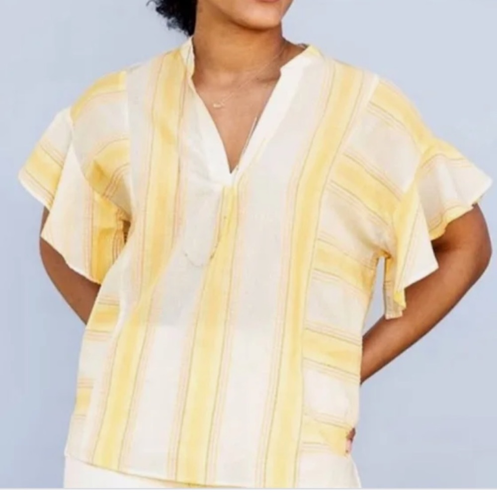 Matilda Jane Yellow Picnic Top